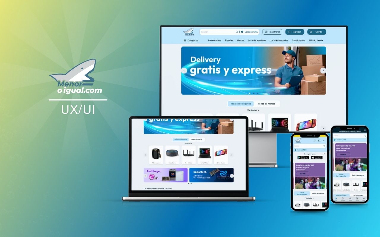 Menoroigual.com web responsive y app