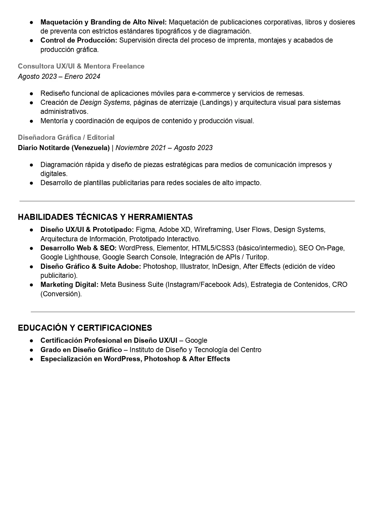 CV Marianabel Kanzler - Página 2