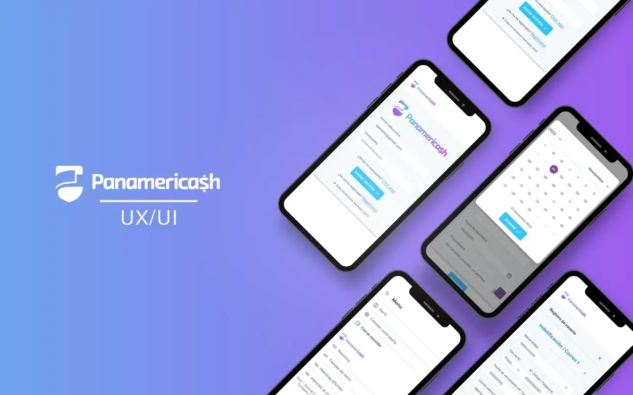 Vista Principal del Rediseño UX/UI Panamericash