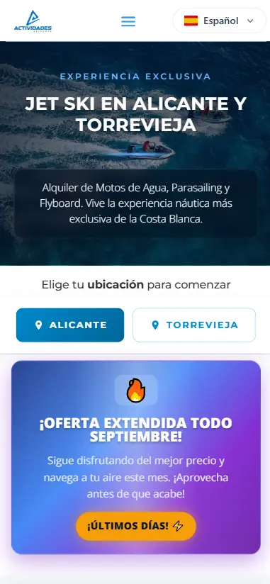 Landing Principal Mobile