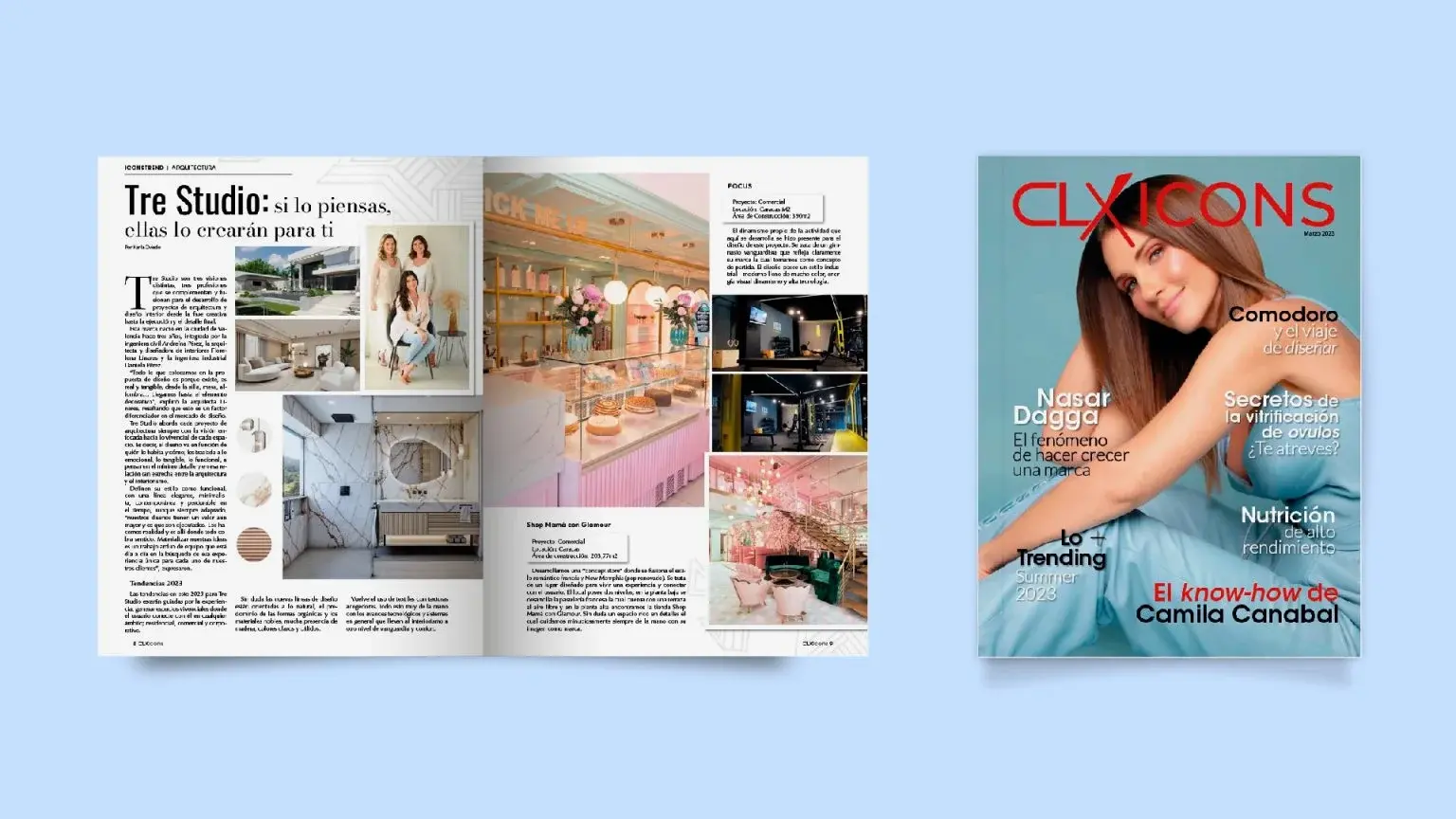 Revista CLX Icons - Maquetación de Interiores 2